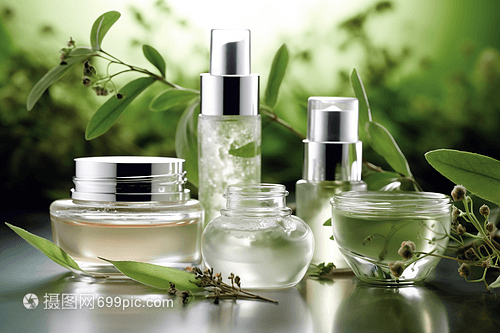 中草药护肤产品与纺织品的视觉融合 拍摄图创作指南